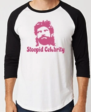 Stoopid Baseball T Blk/Pnk
