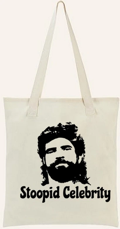 Stoopid Celebrity Tote - Black Logo